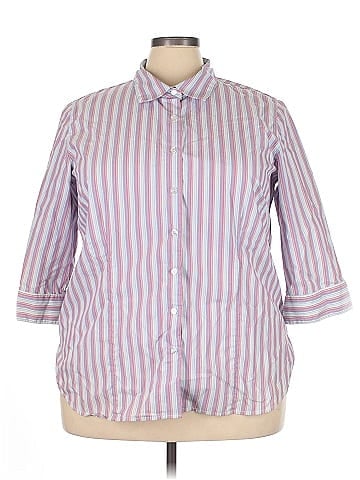 Norm Thompson 3/4 Sleeve Button-Down Shirt (view 1)