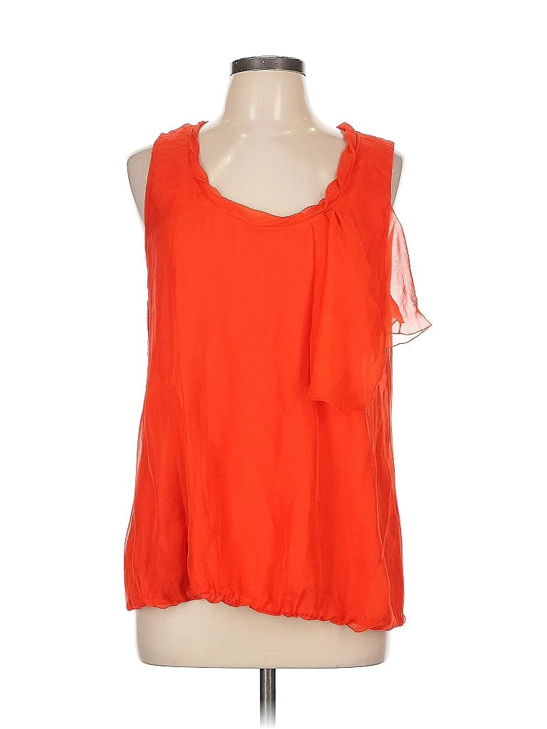 Click to view more detailed imagery on our partner's website Pre-owned New York And Company Sleeveless Blouse In Orange