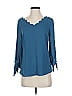 Fortune + Ivy Teal 3/4 Sleeve Blouse Size XS - photo 1