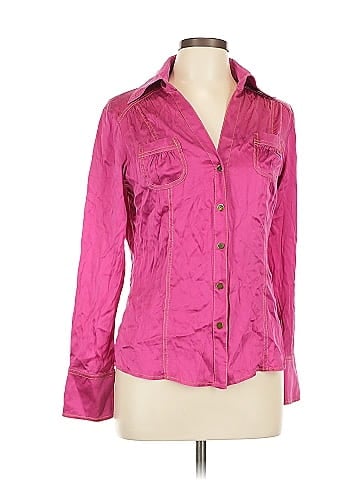 Cache 3/4 Sleeve Silk Top (view 1)
