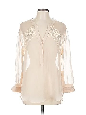 Sundance 3/4 Sleeve Silk Top (view 1)