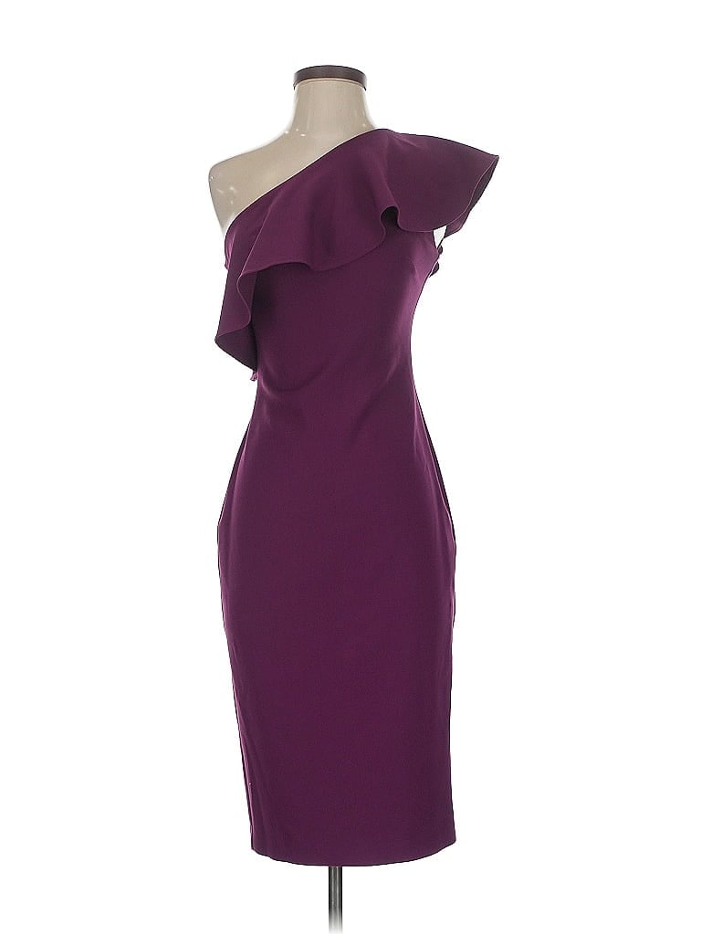 Likely Purple Cocktail Dress Size 0 - photo 1