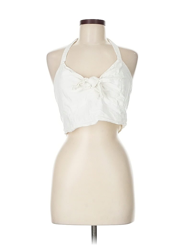 Pre-owned Universal Thread Sleeveless Blouse In White