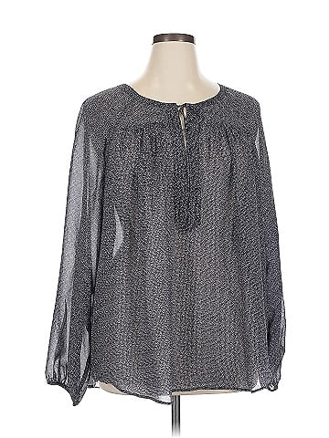 Daisy Fuentes Long Sleeve Blouse (view 1)