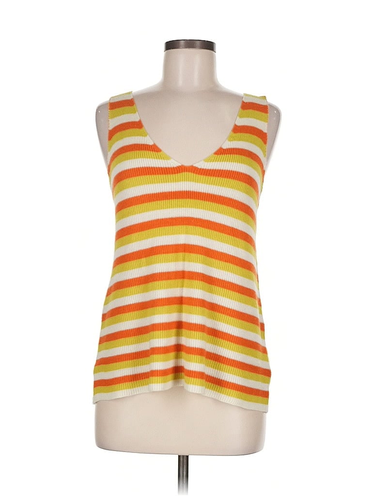 Pre-owned Day To Day By Blu Pepper Sweater Vest In Yellow