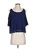 ASTR The Label Blue Short Sleeve Top Size S - photo 1