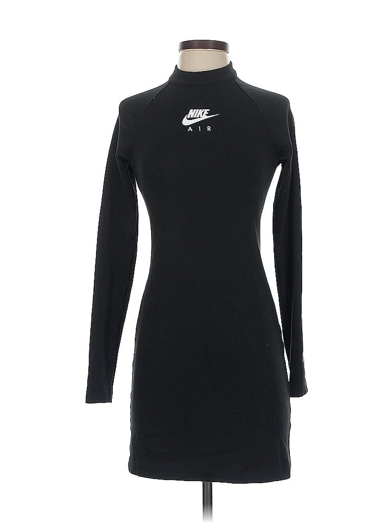 Pre-owned Nike Long Sleeve Top Black Turtleneck Tops