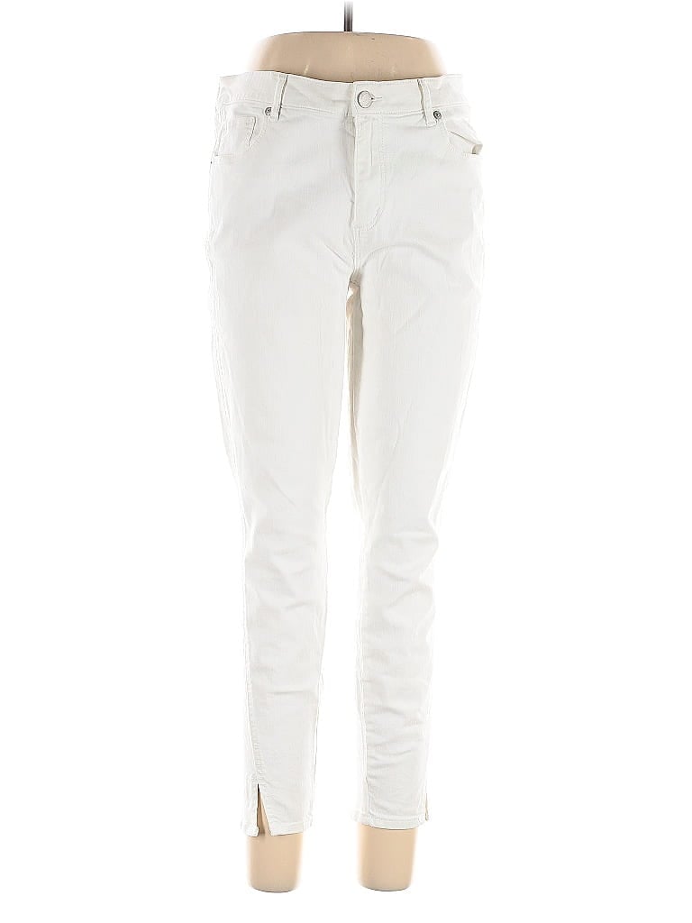 Pre-owned Ann Taylor Loft Jeans In White