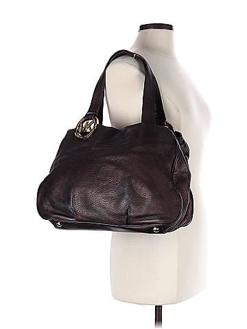 MICHAEL Michael Kors Leather Shoulder Bag (view 2)
