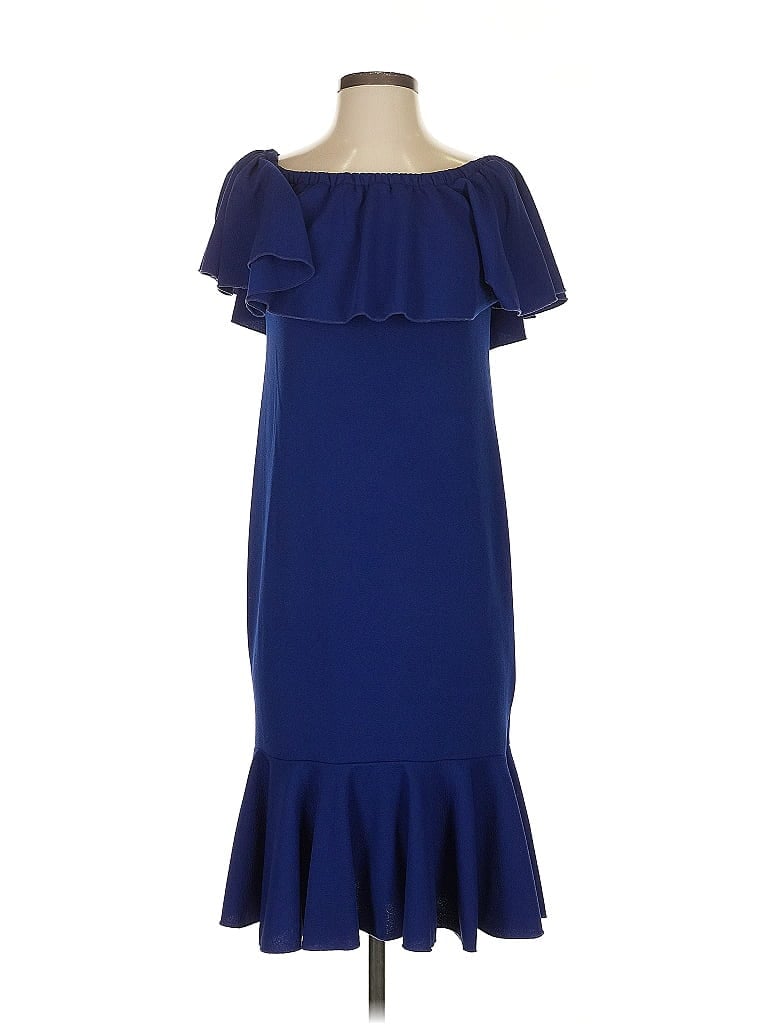 Pre-owned Lularoe Cocktail Dress In Blue