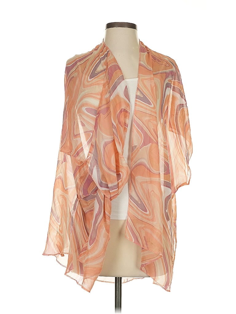 NO COMMENT Pre-owned Kimono In Orange