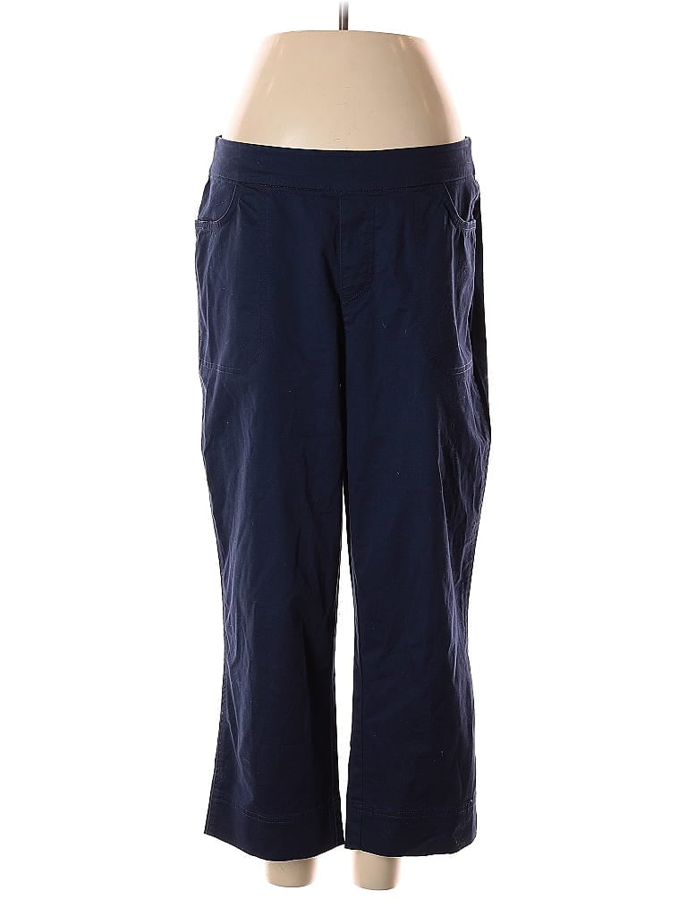 Click to view more detailed imagery on our partner's website Pre-owned Isaac Mizrahi Live Casual Pants In Blue