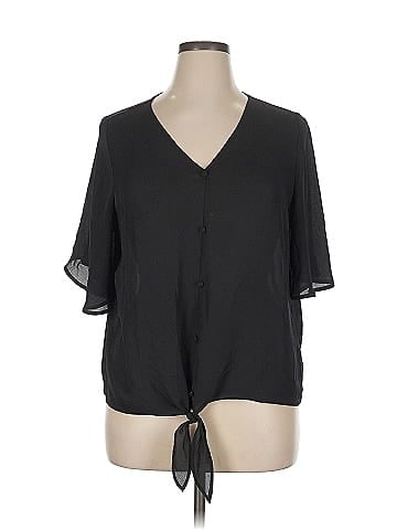 Apt. 9 Short Sleeve Blouse (view 1)