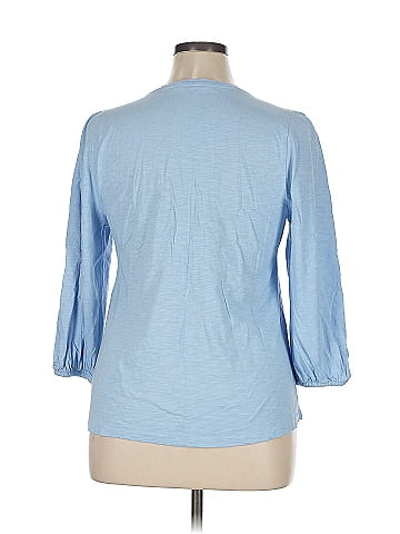 Soft Surroundings 3/4 Sleeve Top (view 2)