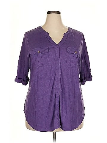 Sonoma Goods for Life 3/4 Sleeve Blouse (view 1)