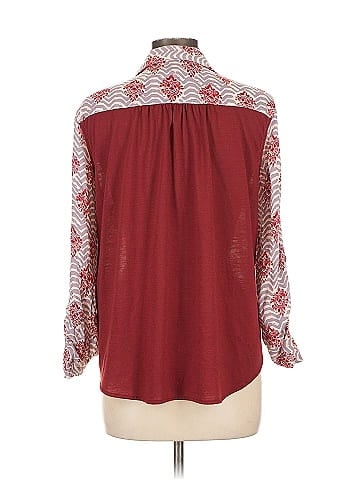 Porridge 3/4 Sleeve Button-Down Shirt (view 2)