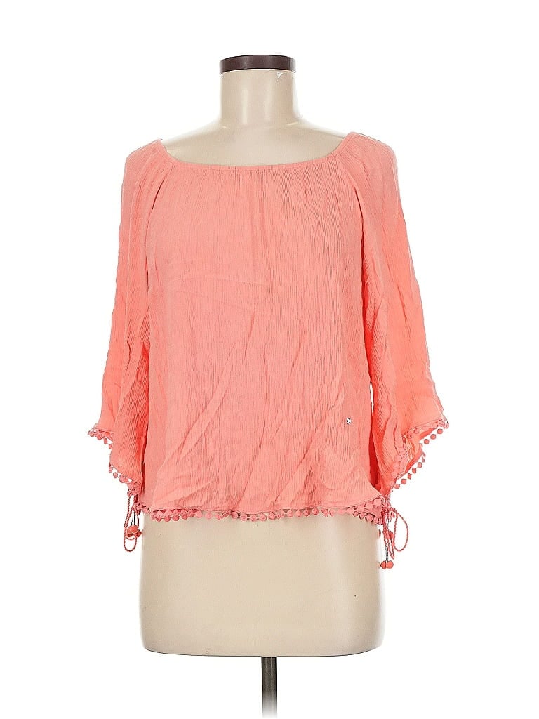 Pre-owned New Directions 3/4 Sleeve Blouse In Orange