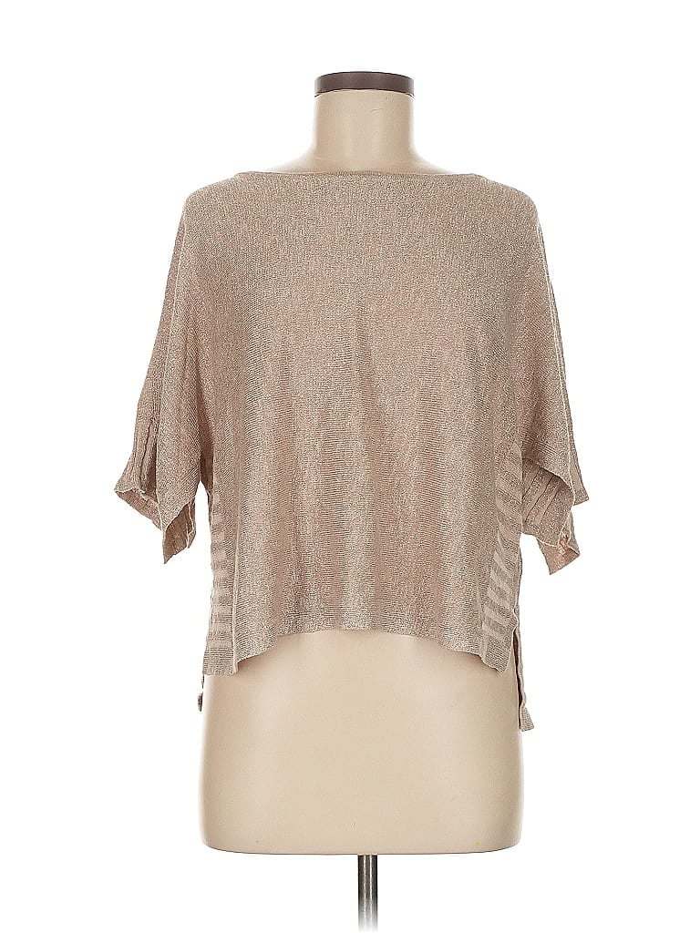 Pre-owned By Anthropologie Poncho In Gold