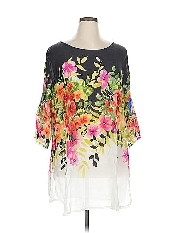 Johnny Was 3/4 Sleeve Blouse (view 1)