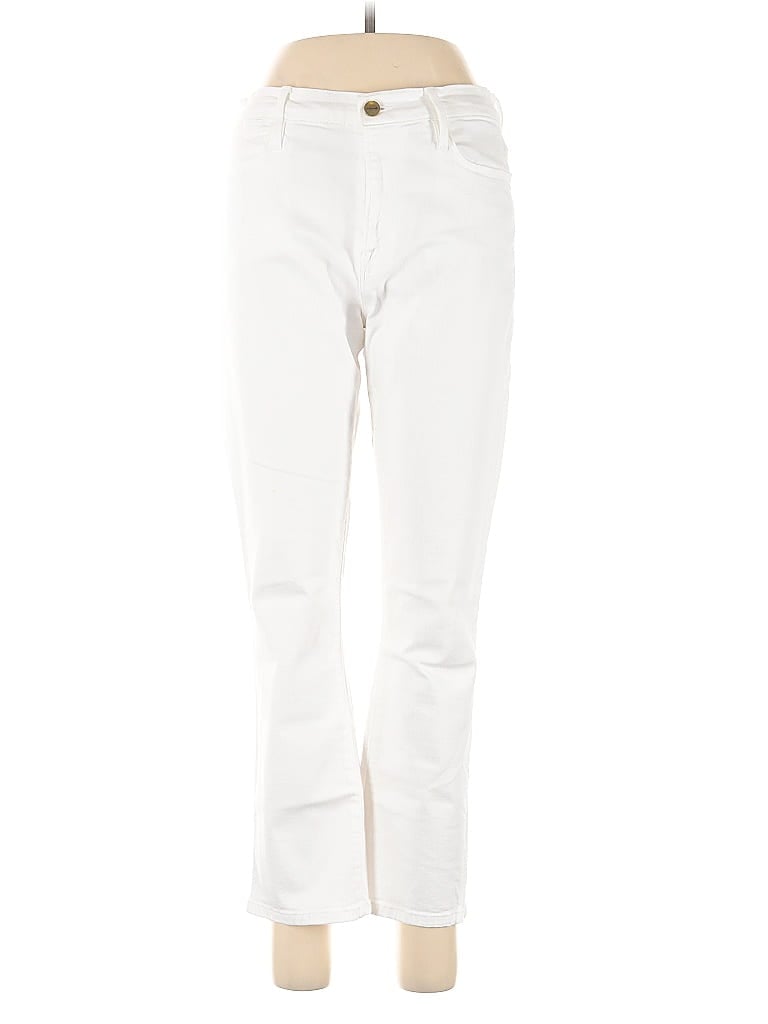 Pre-owned Frame Jeans In White