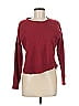 Comptoir des Cotonniers Burgundy Red Pullover Sweater Size Med (2) - photo 1