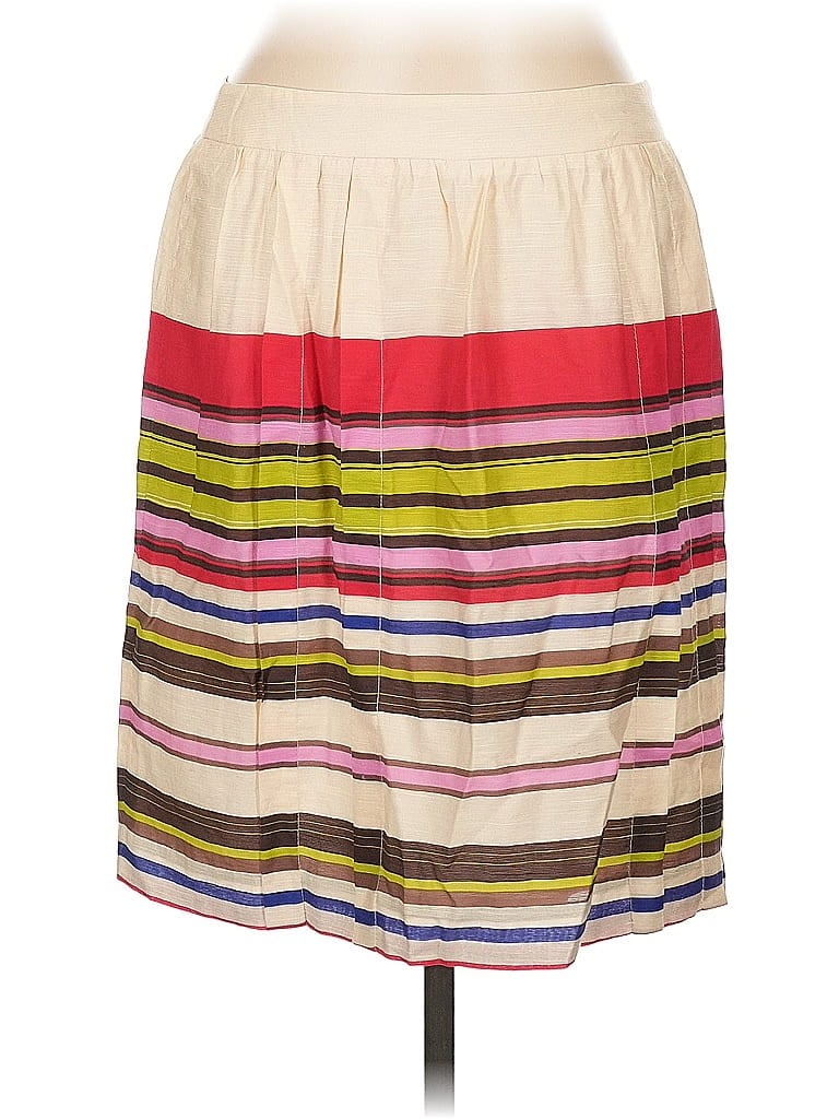 Pre-owned Ann Taylor Loft Casual Skirt In White