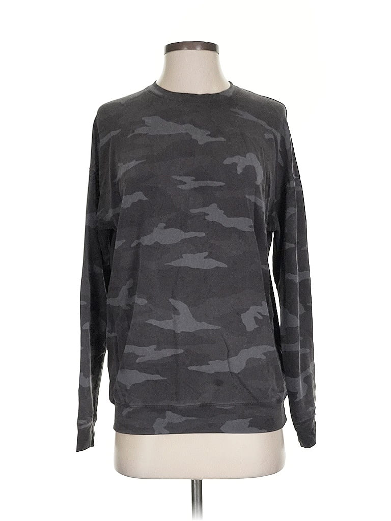 Pre-owned Athleta Sweatshirt In Gray