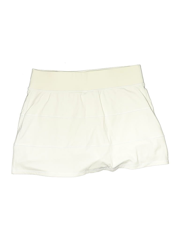 Pre-owned T By Talbots Casual Skirt In White