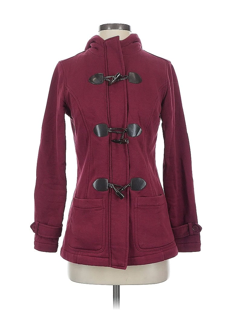 Pre-owned Market & Spruce Coat In Burgundy