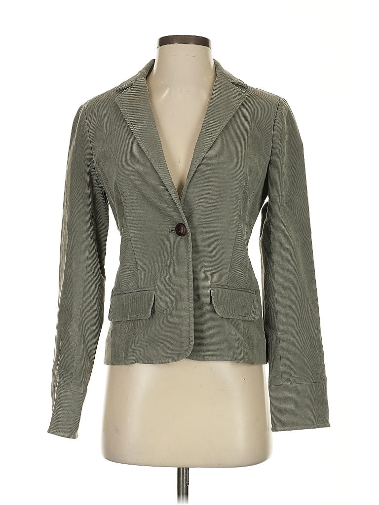 Pre-owned J.crew Factory Store Blazer Jacket In Green