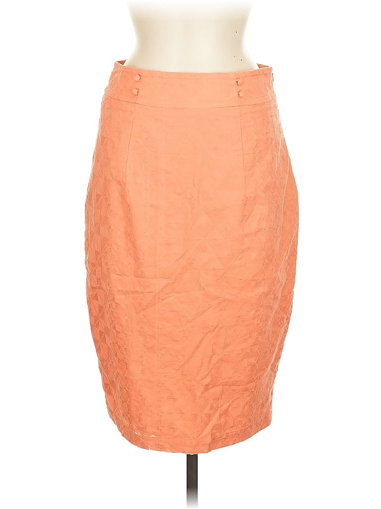 Pre-owned The Addison Story Formal Skirt In Orange