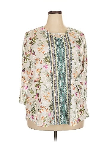 Cj Banks 3/4 Sleeve Blouse (view 1)