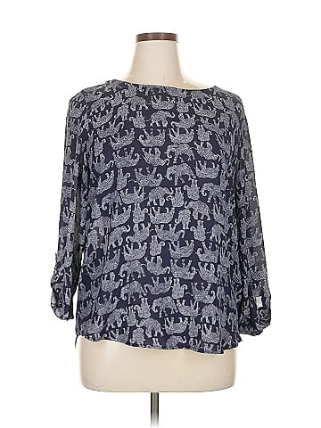 Mix by 41 Hawthorn 3/4 Sleeve Blouse (view 1)