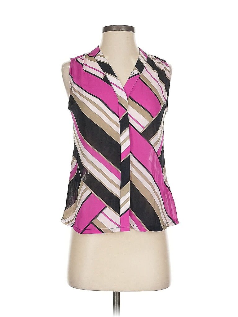 Pre-owned Banana Republic Tank Top Pink Tie Neck Tops