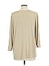 Susan Graver Tan Long Sleeve Henley Size L - photo 2