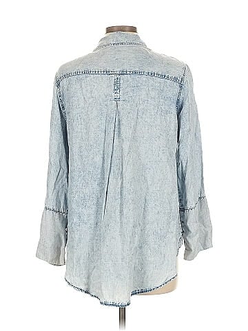 Velvet Heart 3/4 Sleeve Button-Down Shirt (view 2)