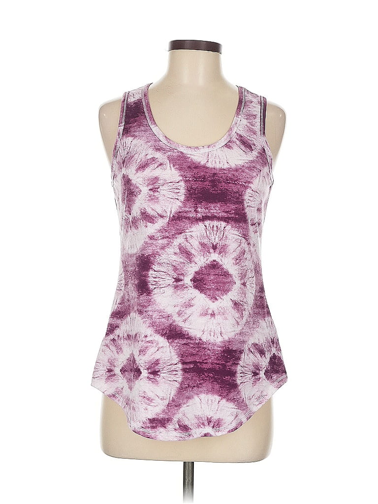 Pre-owned Lularoe Tank Top Purple Halter Neckline Tops