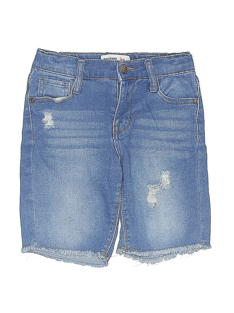 Click to view more detailed imagery on our partner's website Pre-owned Beautees Kids' Denim Shorts In Blue