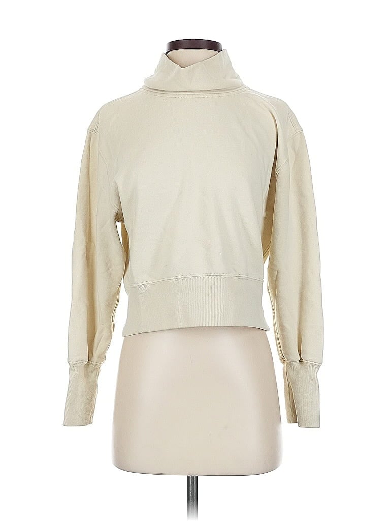 ABERCROMBIE & FITCH Pre-owned Turtleneck Sweater In White