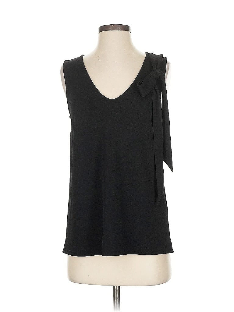 Click to view more detailed imagery on our partner's website Pre-owned Banana Republic Sleeveless Top Black One Shoulder Neckline Tops