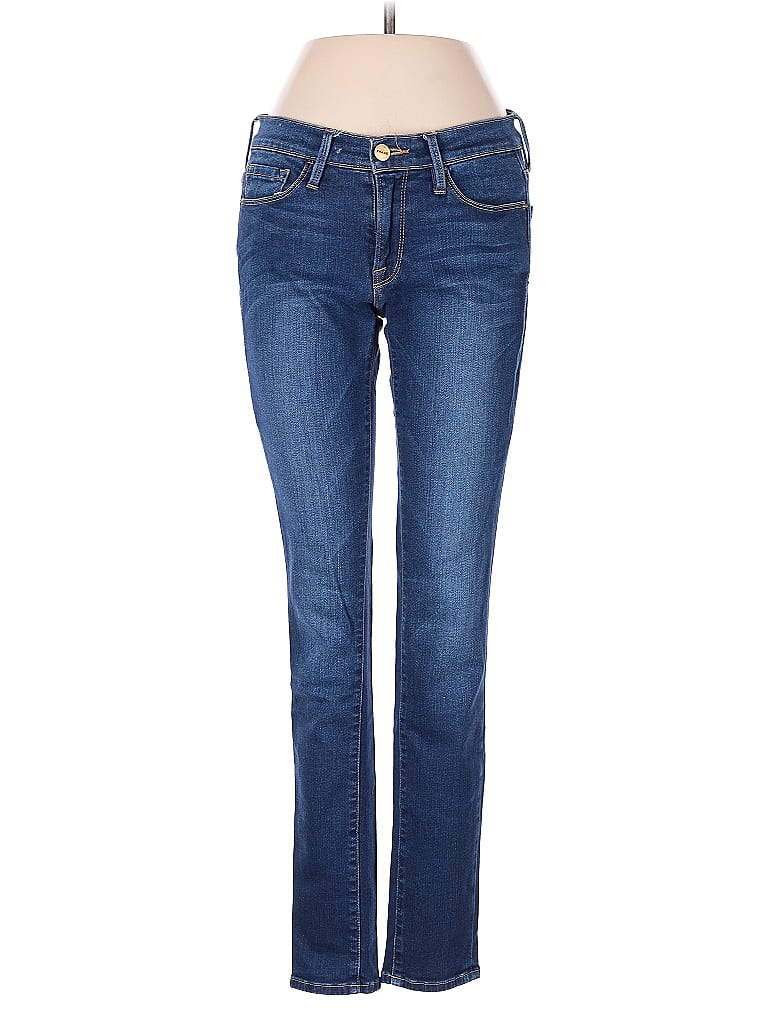 FRAME Denim Hearts Blue Jeans Size 27 waist - photo 1