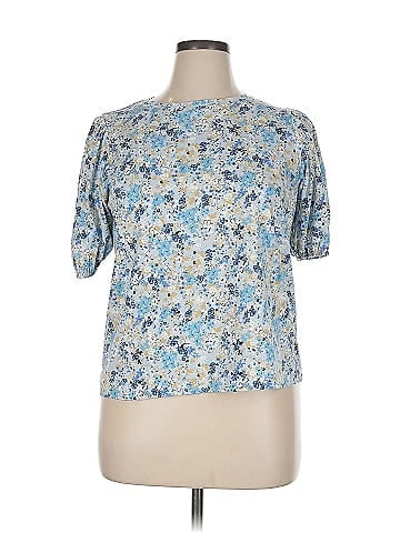 LC Lauren Conrad Short Sleeve Blouse (view 1)