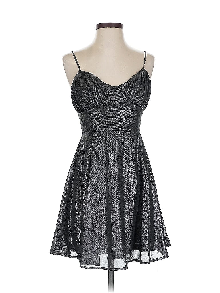 Pre-owned Lulus Cocktail Dress In Silver