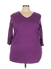 Woman Within 3/4 Sleeve T Shirt