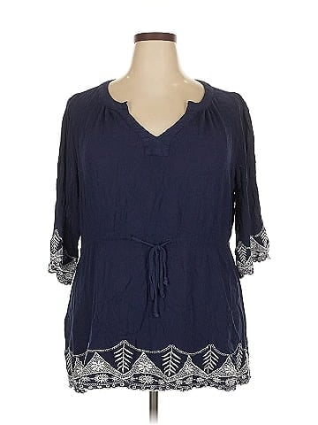 Papermoon 3/4 Sleeve Blouse (view 1)