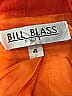 Bill Blass 100% Rayon Orange Blazer Size 4 - photo 6