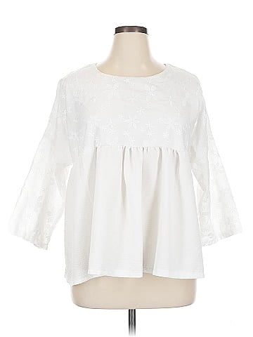Lucky 3/4 Sleeve Blouse (view 1)
