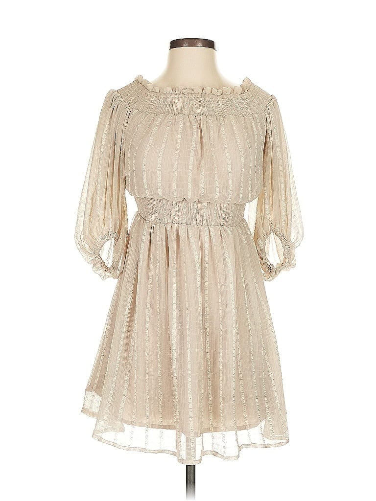 Pre-owned Asos Design Casual Dress In White