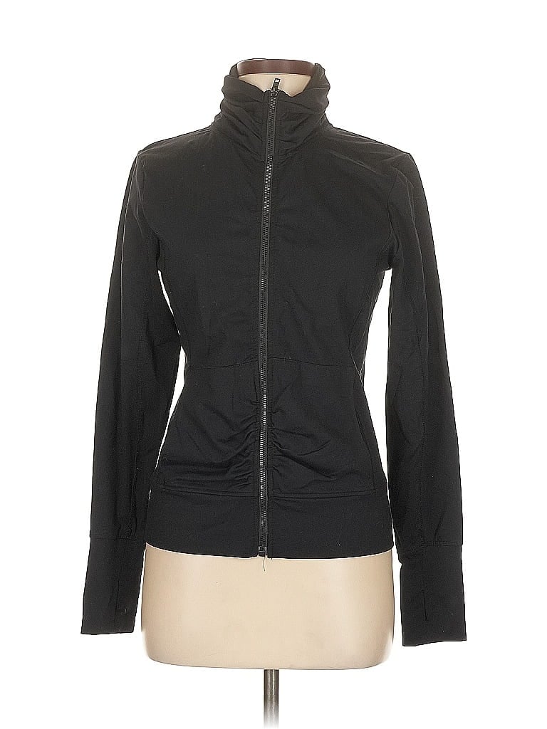 Pre-owned Saks Fifth Avenue Track Jacket In Black