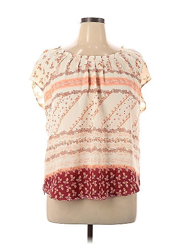 LC Lauren Conrad Short Sleeve Blouse (view 1)